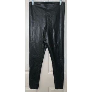 Joie Black Faux Leather Leggings Women’s Size Large